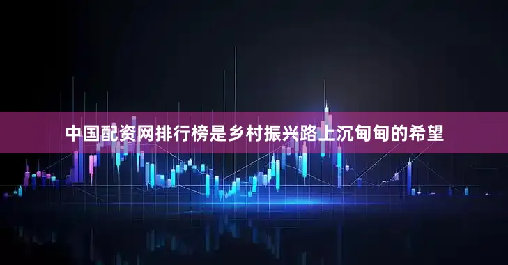 中国配资网排行榜是乡村振兴路上沉甸甸的希望